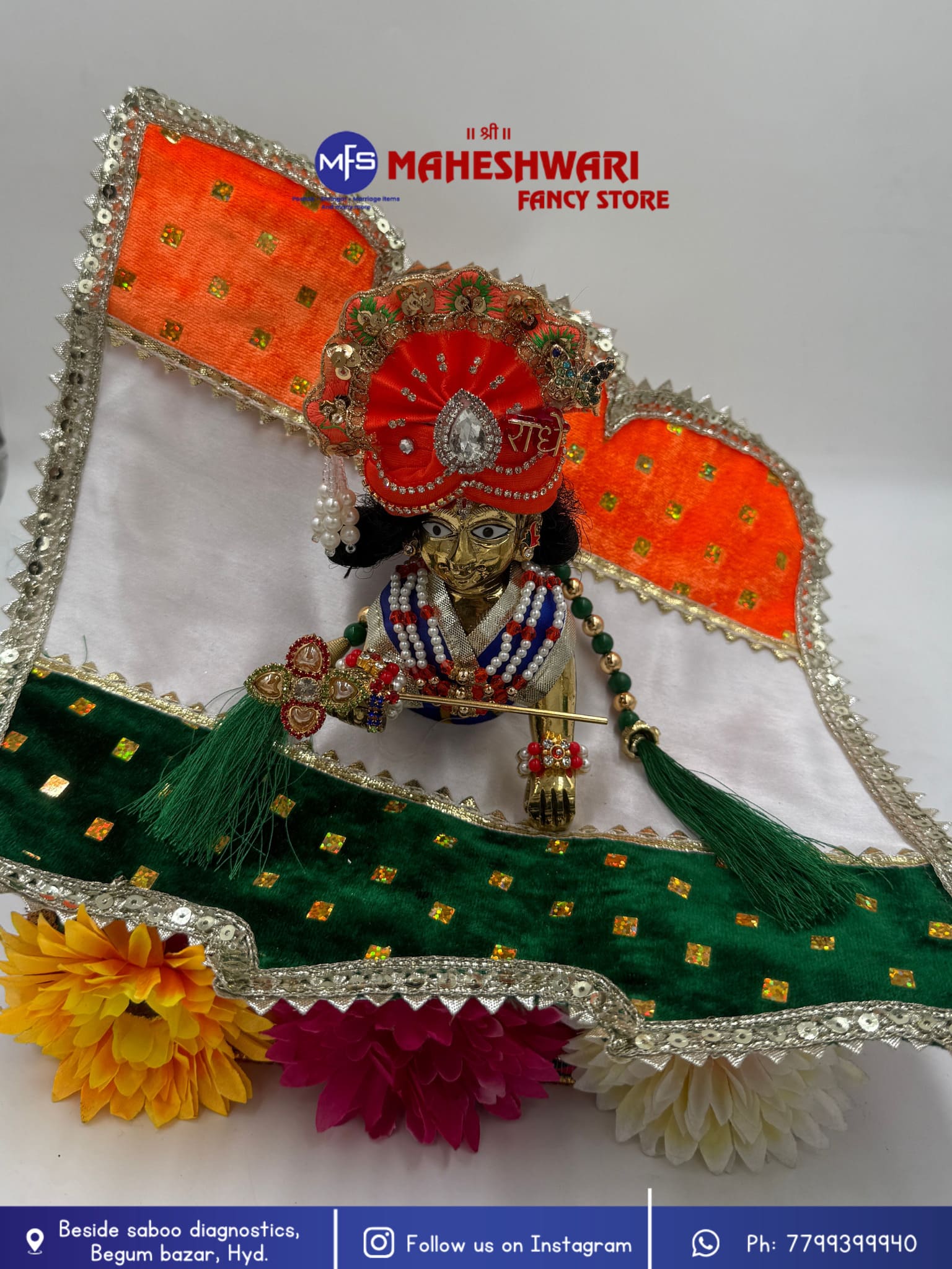 Laddugoppal Tiranga 10inch poshak